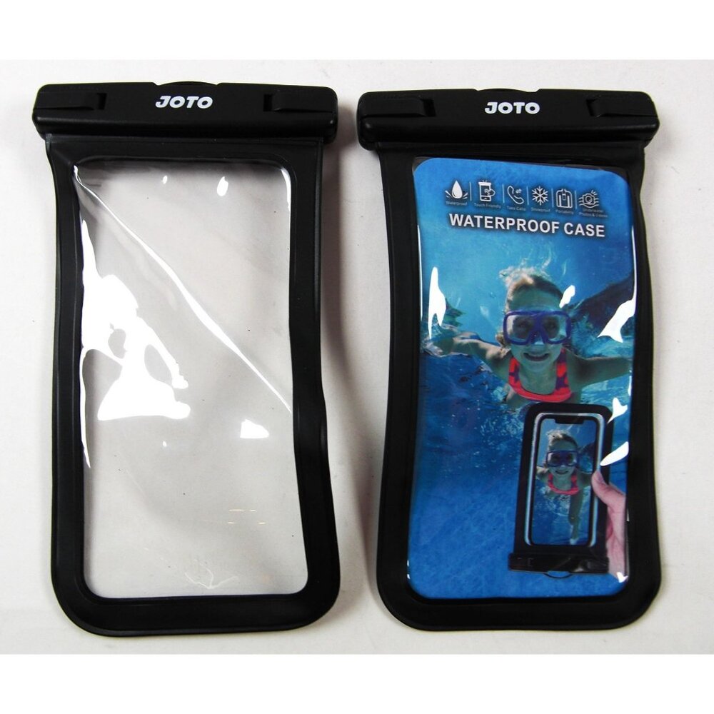 Joto 2 Pack Waterproof Cell Phone Pouch, Waterproof Phone Case 1-Lanyard